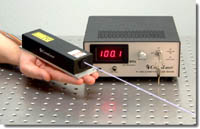 Q-switched UV crystal laser